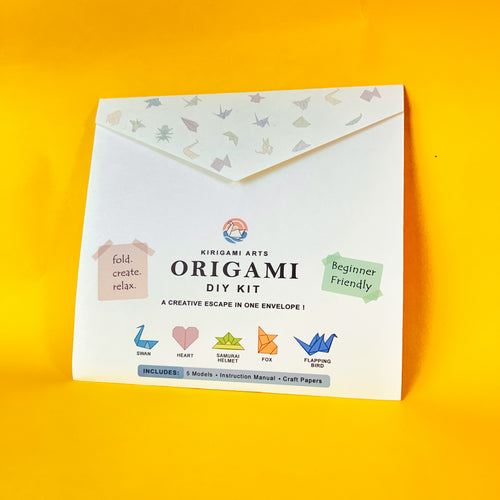 Origami DIY kit | Beginner part 1 | 5 Models | Coloured paper | Instructions | Video tutorial