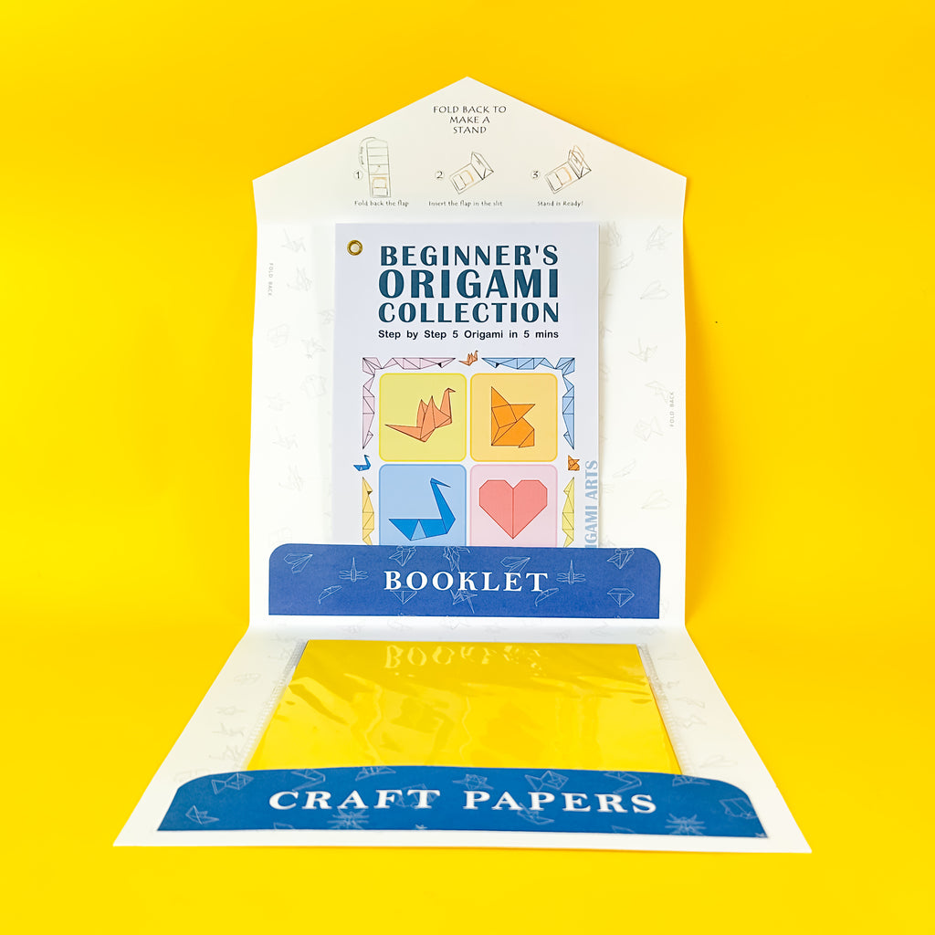 Origami DIY kit | Beginner part 1 | 5 Models | Coloured paper | Instructions | Video tutorial