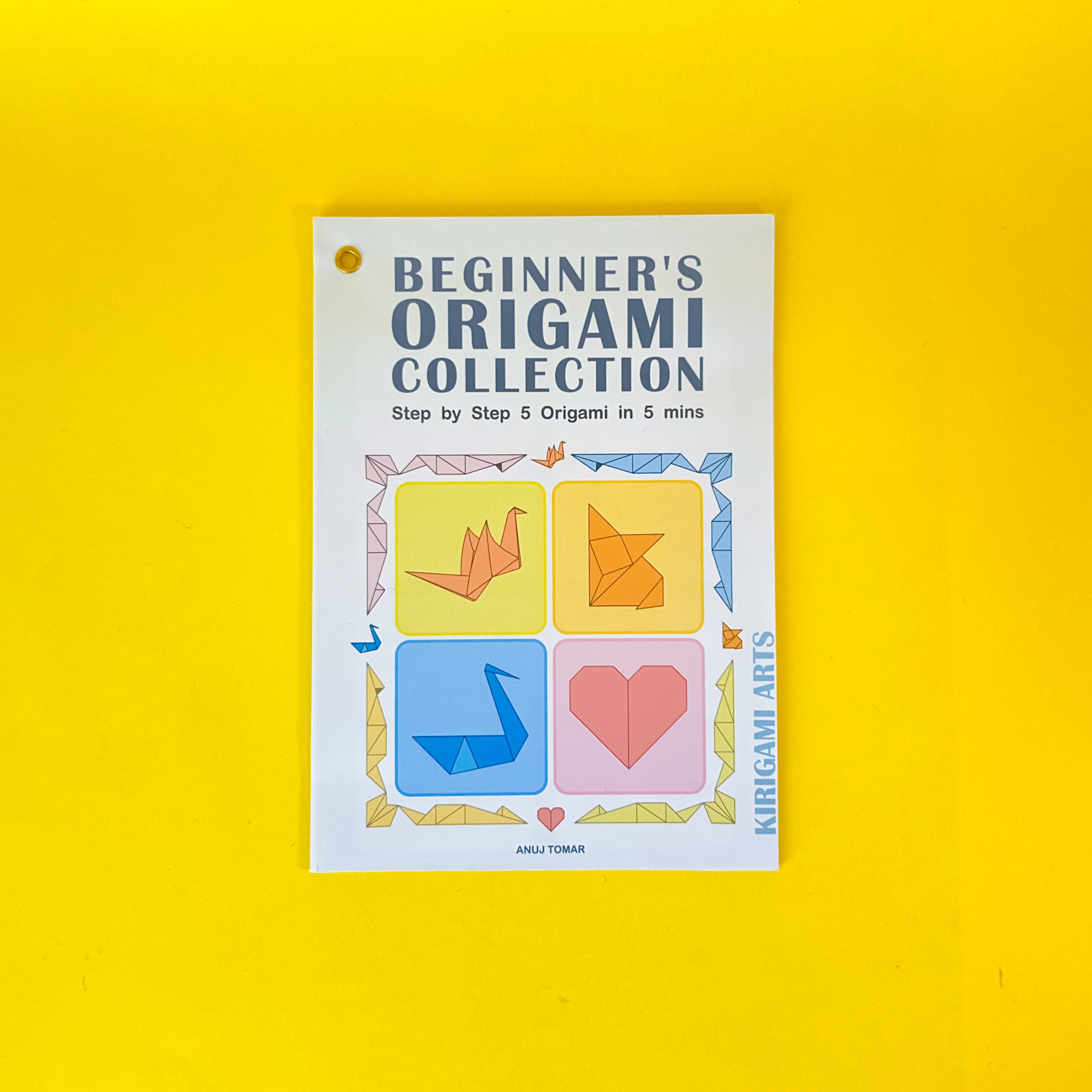 Origami DIY kit | Beginner part 1 | 5 Models | Coloured paper | Instructions | Video tutorial
