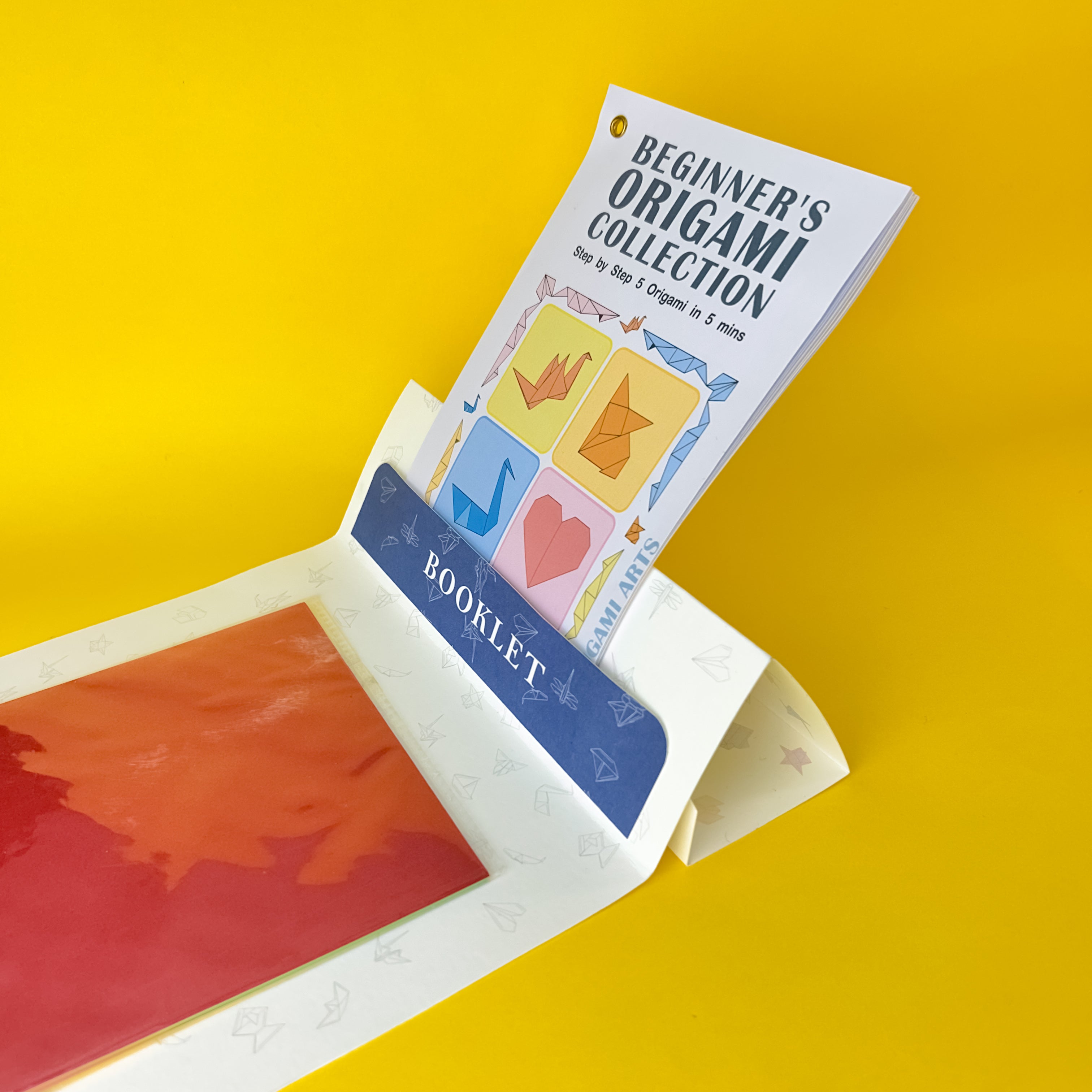 Origami DIY kit | Beginner part 1 | 5 Models | Coloured paper | Instructions | Video tutorial