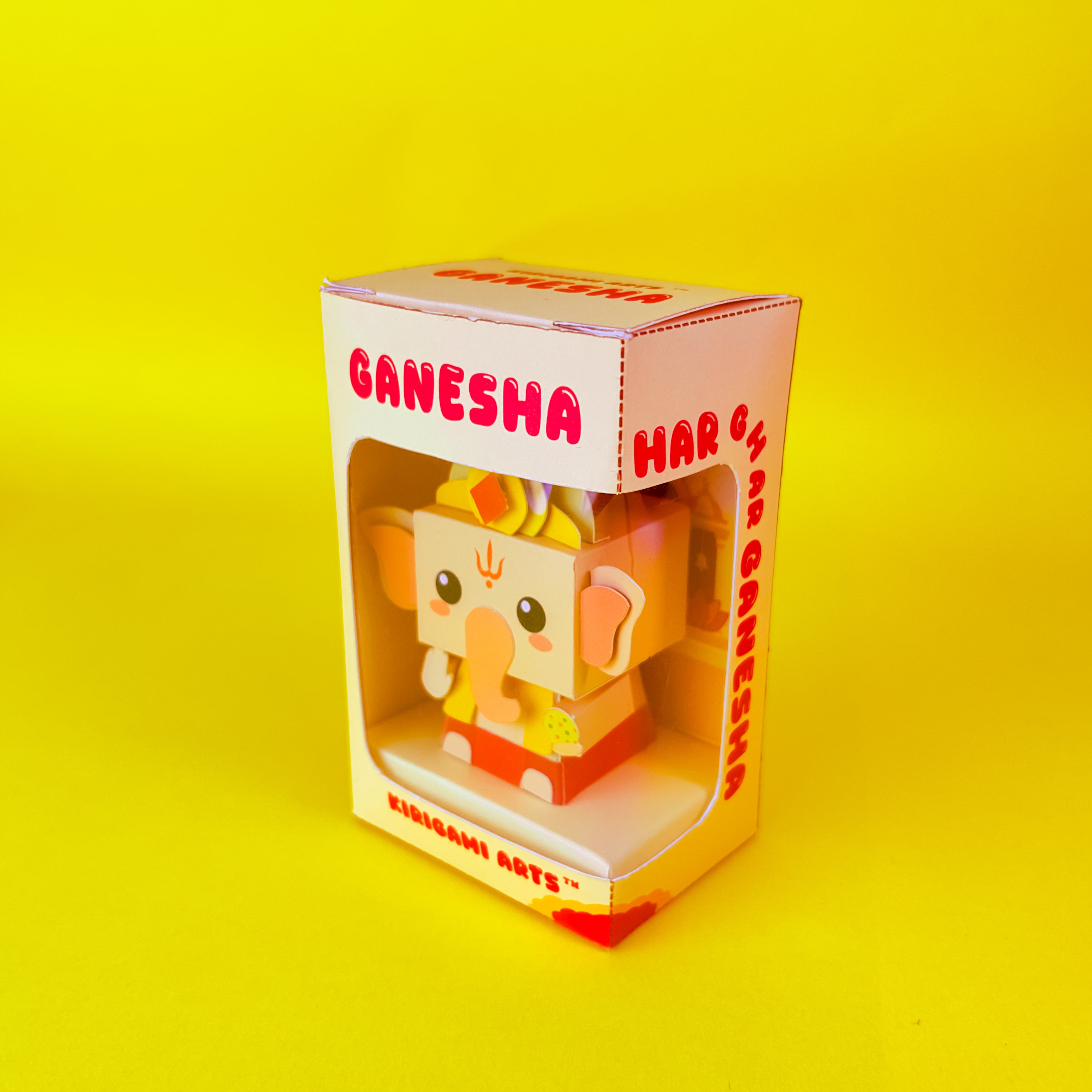 Paper Ganesha | Best fit for desk | Small Home Mandir