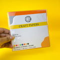 Craft Papers | 15x15cm | 15 Coloured sheets | Kirigami Arts
