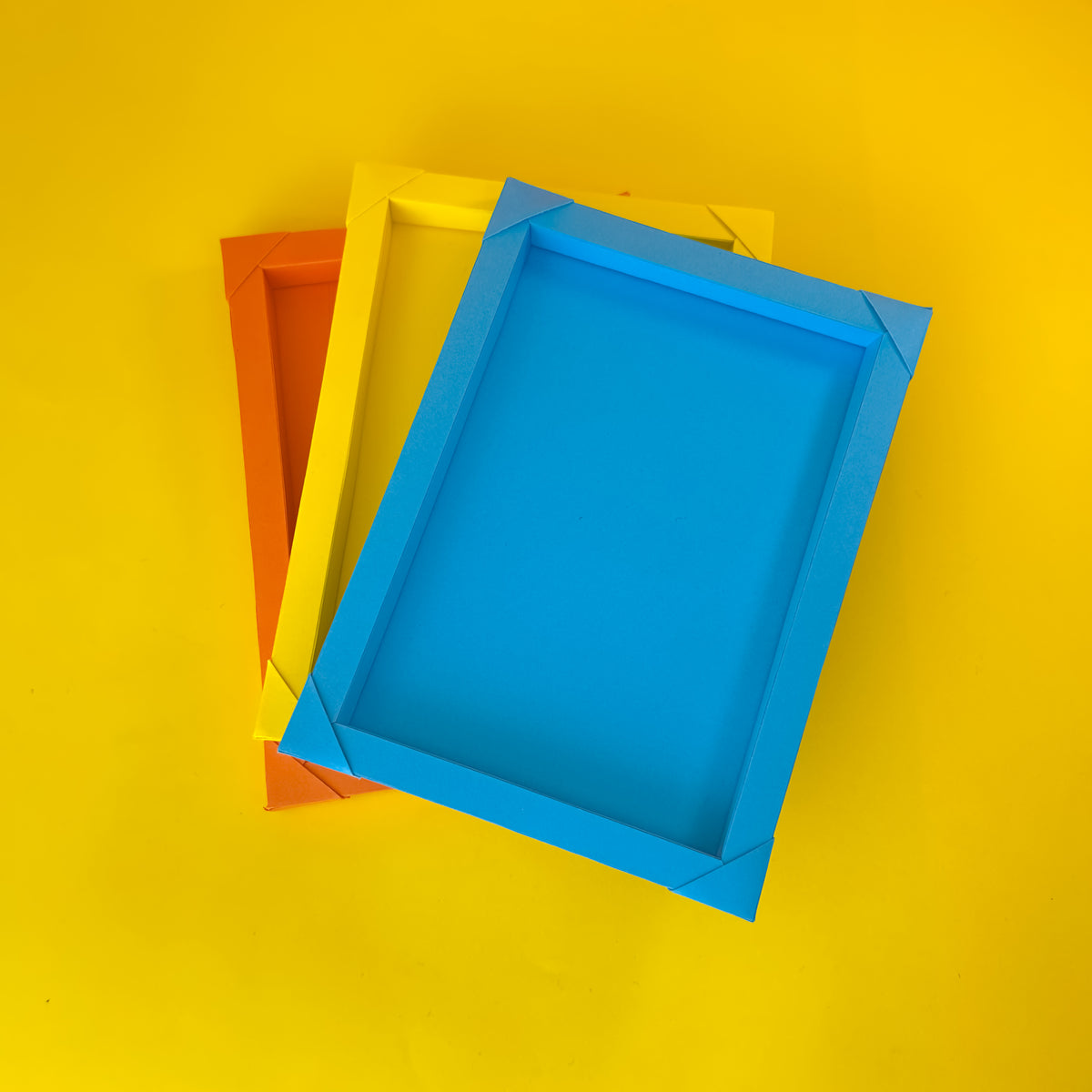 DIY Fold Frames | Colored | 8 Frames | A6 Size |